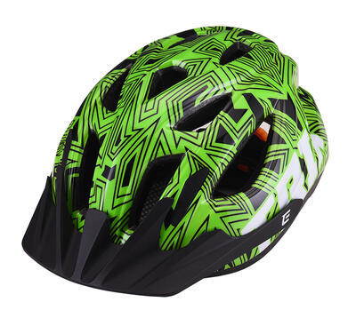 Helma cyklistická Extend Trix labirint green, vel. S/M(52-56cm) - 1