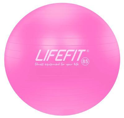 Gymnastický míč LIFEFIT ANTI-BURST 85 cm, růžový, 85 cm, růžová - 1
