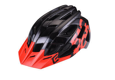 Helma cyklistická Extend Factor černá-červená šedá, vel. S-M(55-58cm) - 1