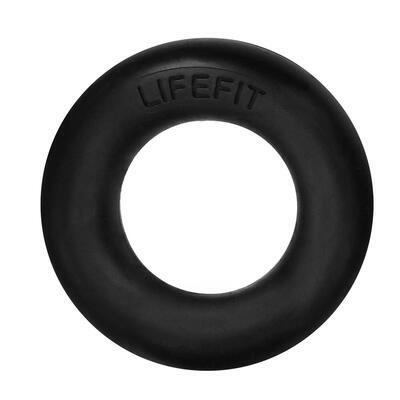 Kroužek posilovací, Posilovač prstů LIFEFIT RUBBER RING černý - 1