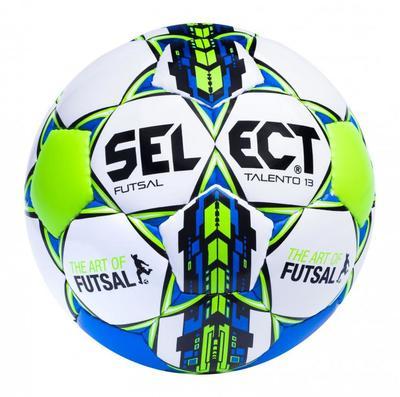 Futsalový míč Select FB Futsal Talento 13 , bílá-zelená, vel. junior