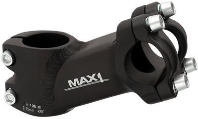 představec MAX1 High 75/25°/25,4 mm černý - 1