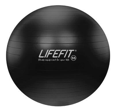Gymnastický míč LIFEFIT ANTI-BURST 55 cm, černá - 1