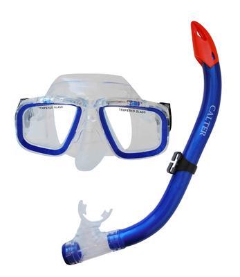 Potápěčský set Calter, JUN-modrá (šnorchl+brýle)