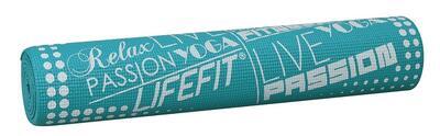 Podložka Yoga mat Lifefit 173x61cm 0,6cm tyrkysová - 1