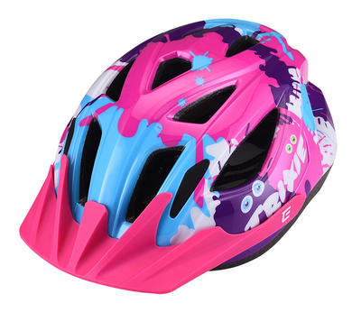 Helma cyklistická Extend Trixie,ružová/fialová vel. XS/S(48-52cm) - 1