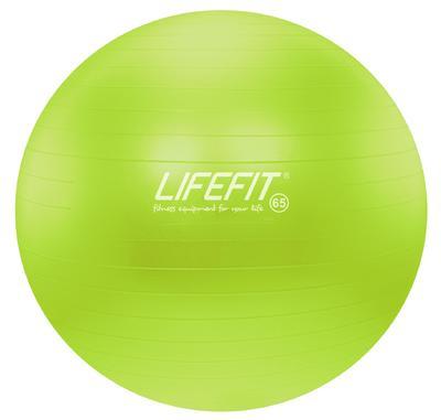 Gymnastický míč LIFEFIT ANTI-BURST 65 cm, zelený, 65 cm, zelená - 1