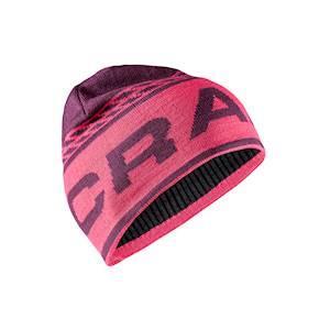Čepice Craft Logo Knit, růžová/fialová, vel. UNI