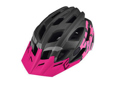 Helma cyklistická Extend Factor tmavá šedá-růžová, vel. S-M(55-58cm)