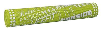 Yoga mat Lifefit 173x61cm 0,4cm zelená - 1