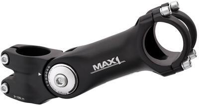 stavitelný představec MAX1 125/60°/31,8 mm černý - 1