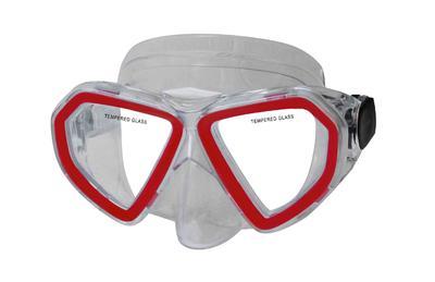 Brýle potápěčské Sulov, KIDS 285P, červená