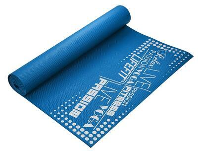 Gymnastická podložka LIFEFIT SLIMFIT, 173x61x0,4cm, modrá - 2