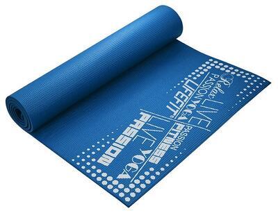 Gymnastická podložka LIFEFIT SLIMFIT, 173x61x0,6cm, modrá - 2