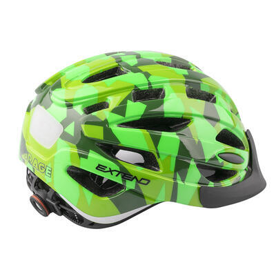 Helma cyklistická Extend Courage zelená, vel. S/M(51-55cm) - 2