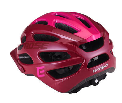 Helma cyklistická Extend Rose, vel. XS/S (52/55cm) bordou/Lady pink - 2