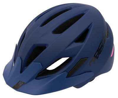 přilba/helma RM Fly modrá/fialová vel. S/M 52-56cm - 2