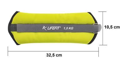 Zátěže neoprenové 2x1.5kg Lifefit - 2