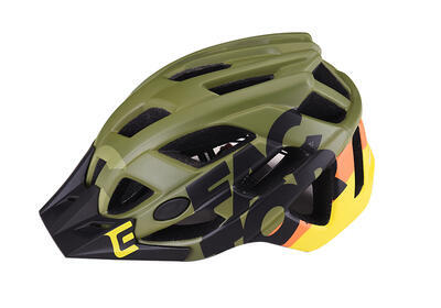 Helma cyklistická Extend Factor olivová-černá, vel. S-M(55-58cm) - 3