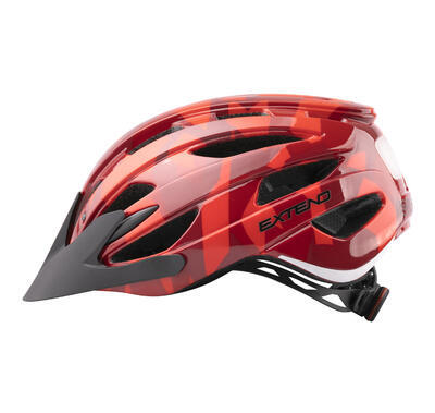 Helma cyklistická Extend Courage červená, vel. S/M(51-55cm) - 3