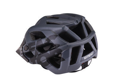 Helma cyklistická Extend Factor šedá-černá, vel. S-M(55-58cm) - 3
