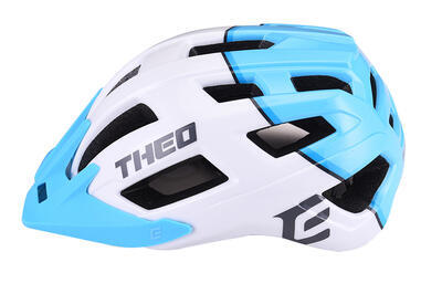 Helma cyklistická Extend Theo bílá-modrá, vel. M/L(58-62cm) - 3