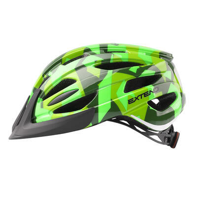 Helma cyklistická Extend Courage zelená, vel. S/M(51-55cm) - 3