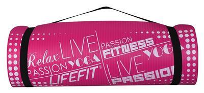 Yoga mat Lifefit 180x60cm 1,5cm růžová - 3