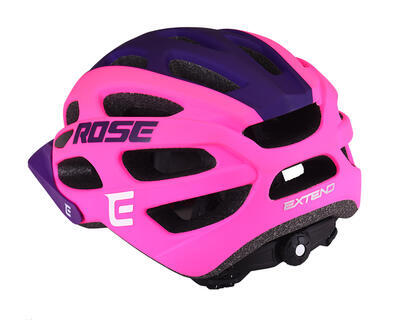 Helma cyklistická Extend Rose, vel. S/M (55/59cm) pink/night violet  - 3