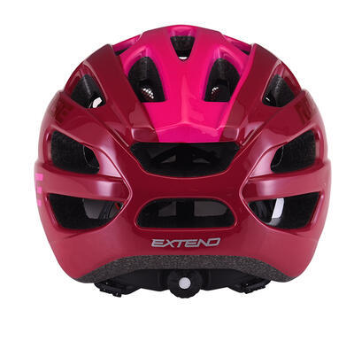 Helma cyklistická Extend Rose, vel. XS/S (52/55cm) bordou/Lady pink - 3