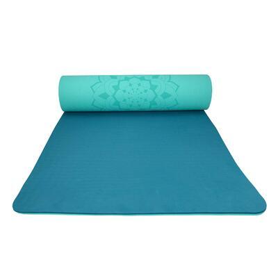 Podložka Yoga mat Relax Duo Lifefit 183x58cm 0,6cm tyrkysová - 3