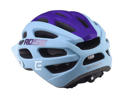 Helma cyklistická Extend Rose, vel. M/L (58/62cm) light blue/night violet - 4