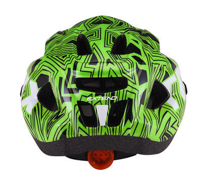 Helma cyklistická Extend Trix labirint green, vel. XS/S(48-52cm) - 4