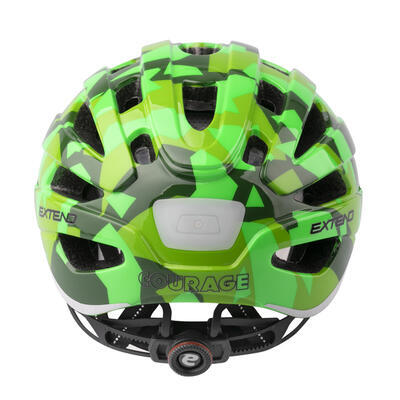 Helma cyklistická Extend Courage zelená, vel. S/M(51-55cm) - 4