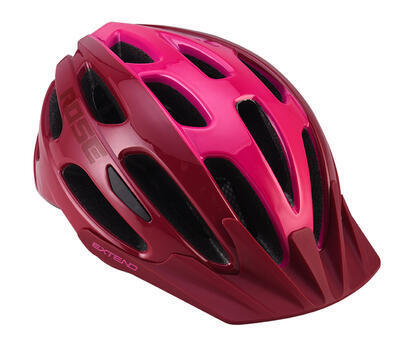 Helma cyklistická Extend Rose, vel. XS/S (52/55cm) bordou/Lady pink - 4