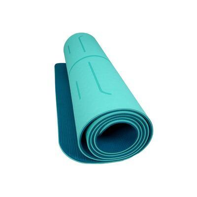 Podložka Yoga mat Relax Duo Lifefit 183x58cm 0,6cm tyrkysová - 4