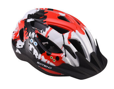 Helma cyklistická Extend Trixie, červená/černá vel. XS/S(48-52cm) - 5