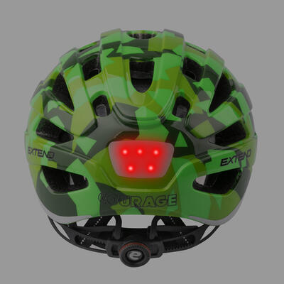 Helma cyklistická Extend Courage zelená, vel. S/M(51-55cm) - 5
