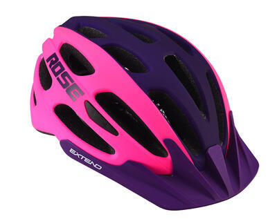 Helma cyklistická Extend Rose, vel. S/M (55/59cm) pink/night violet  - 5