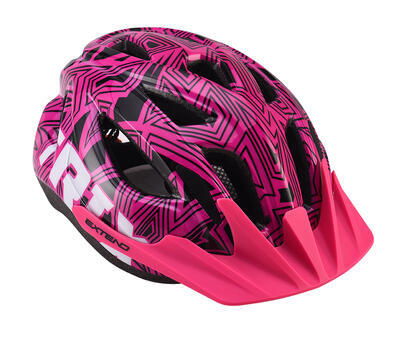 Helma cyklistická Extend Trix labirint pink, vel. XS/S (48-52cm) - 5