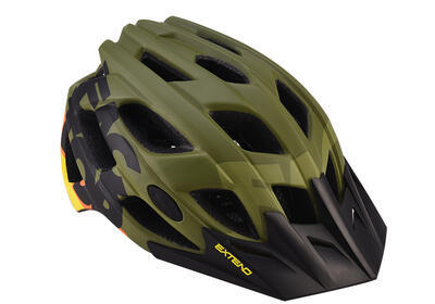 Helma cyklistická Extend Factor olivová-černá, vel. S-M(55-58cm) - 6