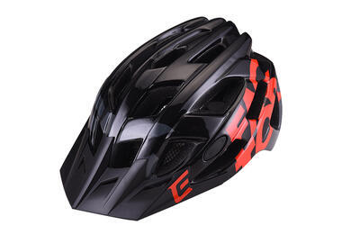 Helma cyklistická Extend Factor černá-červená šedá, vel. S-M(55-58cm) - 7
