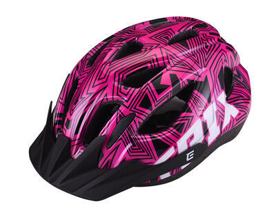 Helma cyklistická Extend Trix labirint pink, vel. XS/S (48-52cm) - 7